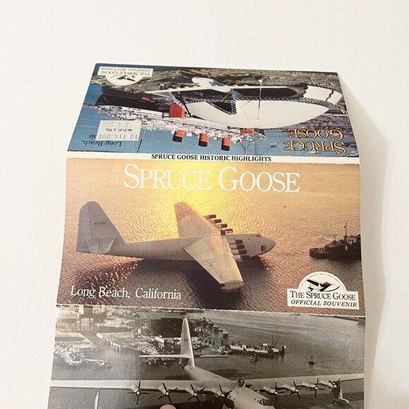 Vintage Spruce Goose Official Souvenir Long Beach California Brochure - Picture 8 of 16